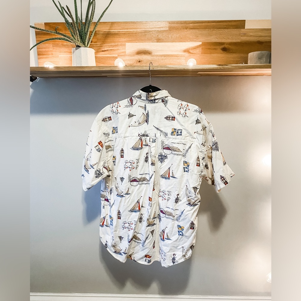 Nautical Button Down Shirt - Picture 5 of 5